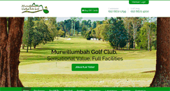 Desktop Screenshot of murwillumbahgolfclub.com.au